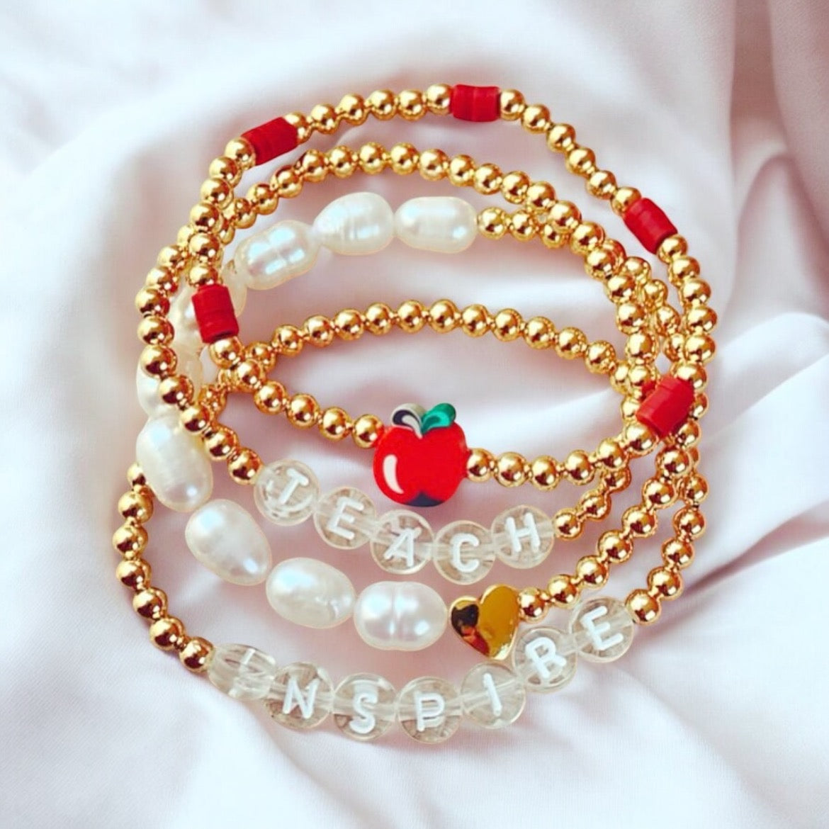 Teacher set of bracelets