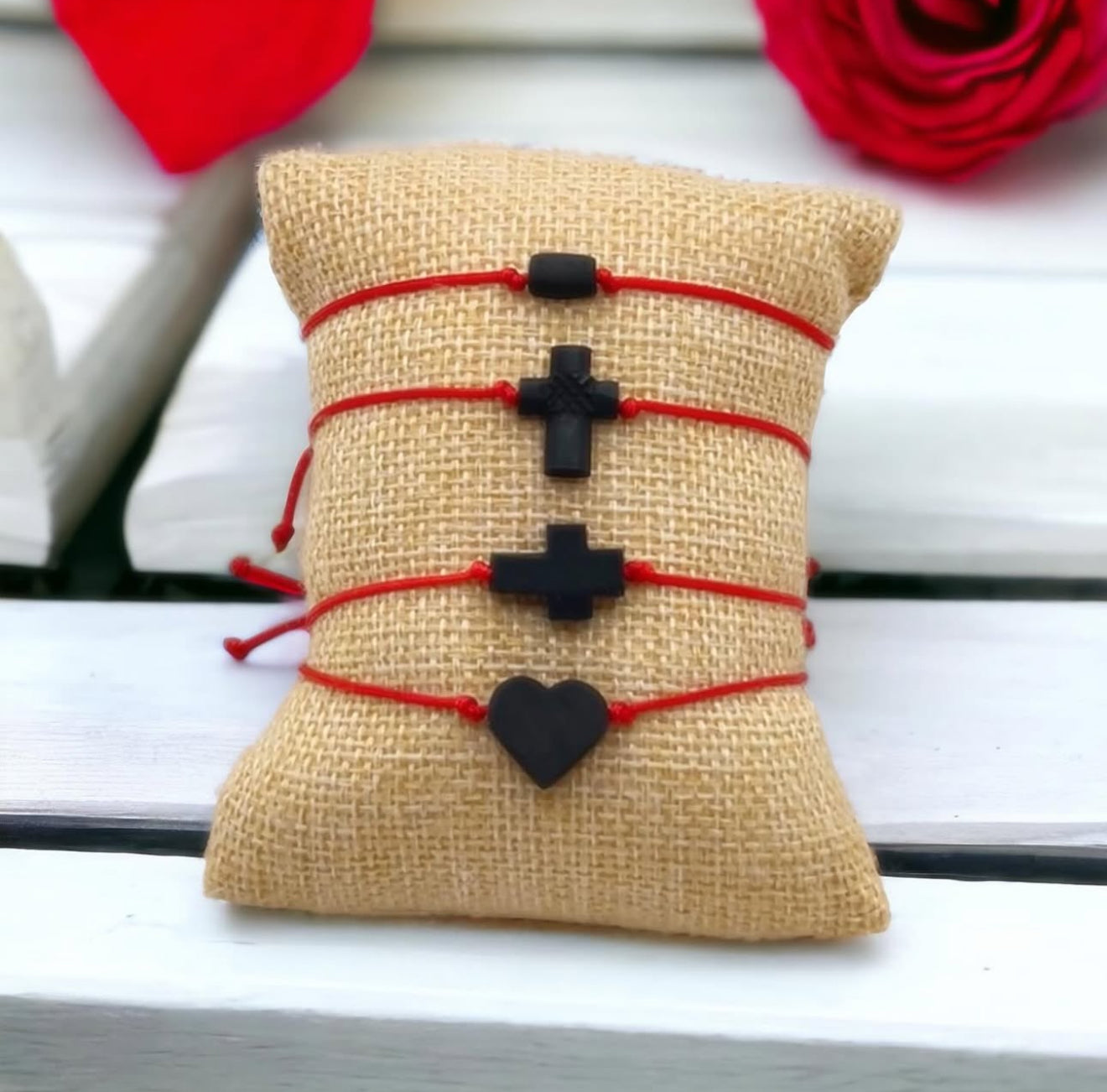 Azabache bracelets