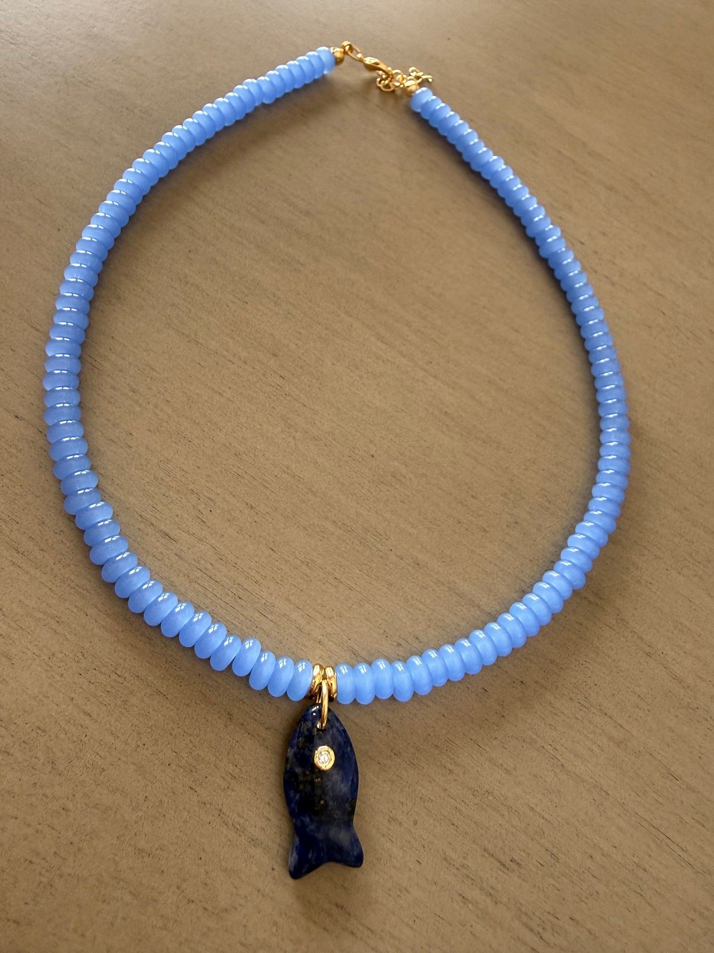 Ocean Catch Fish Pendant Necklace
