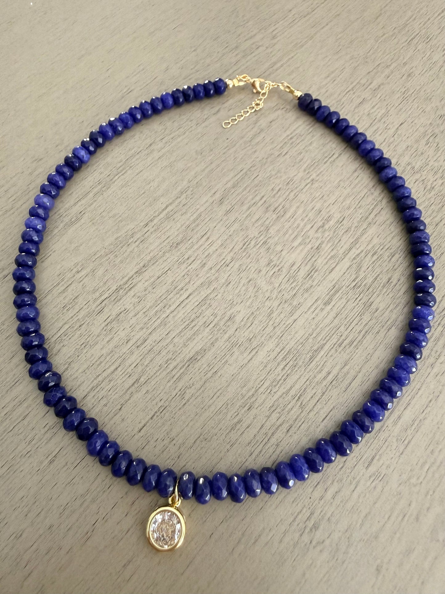 Midnight Glow Gemstone Necklace