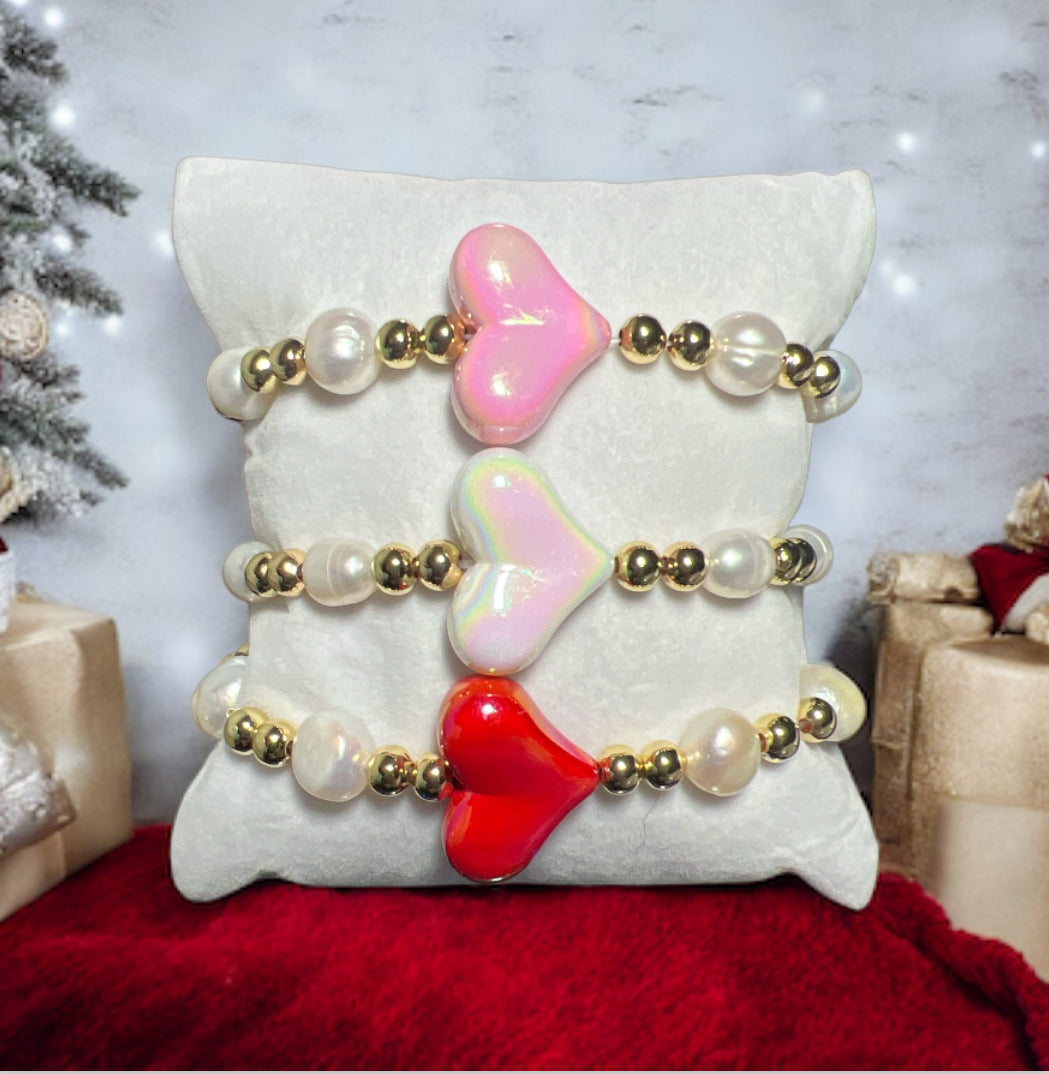 Adjustable Heart bracelet
