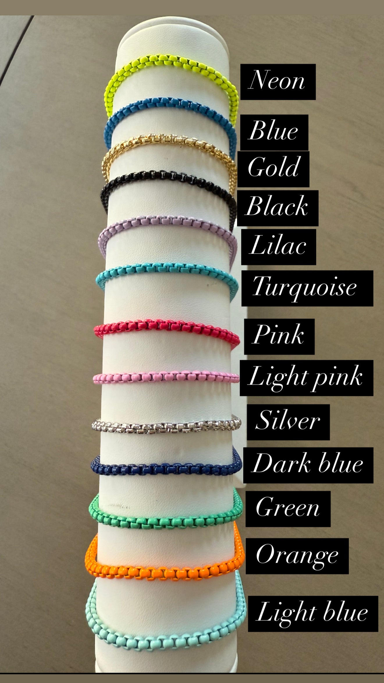 Chain bracelets