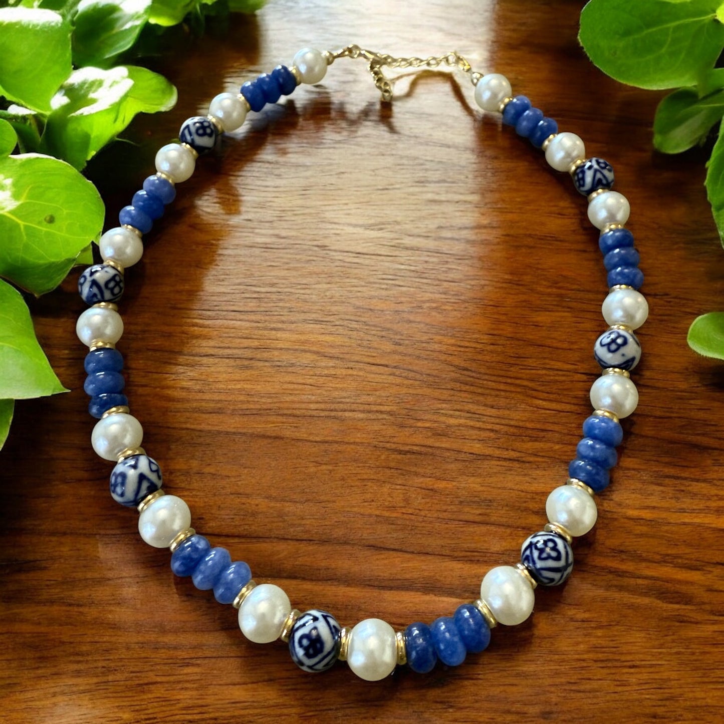 Ocean Porcelain Pearl Necklace