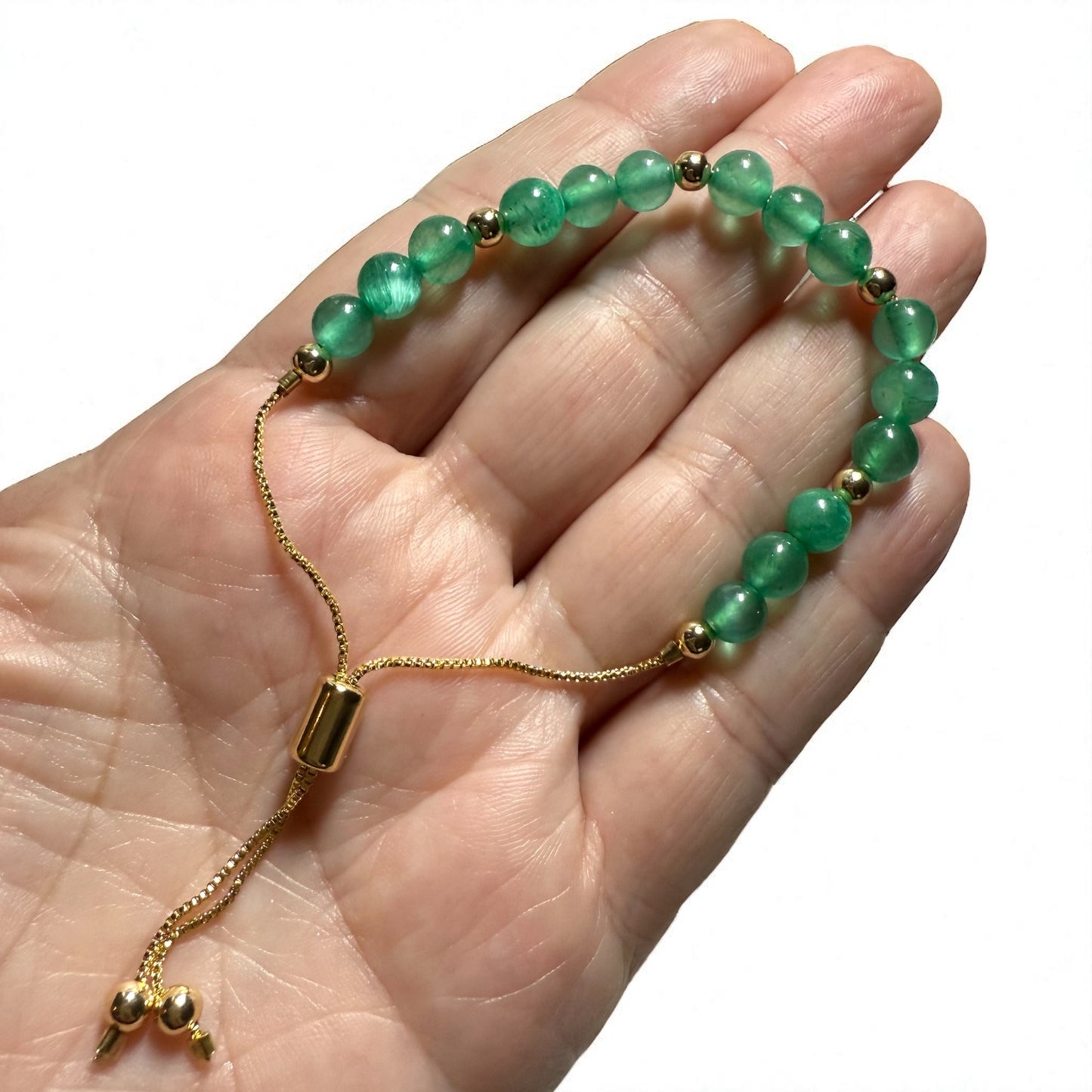 Jade adjustable bracelet