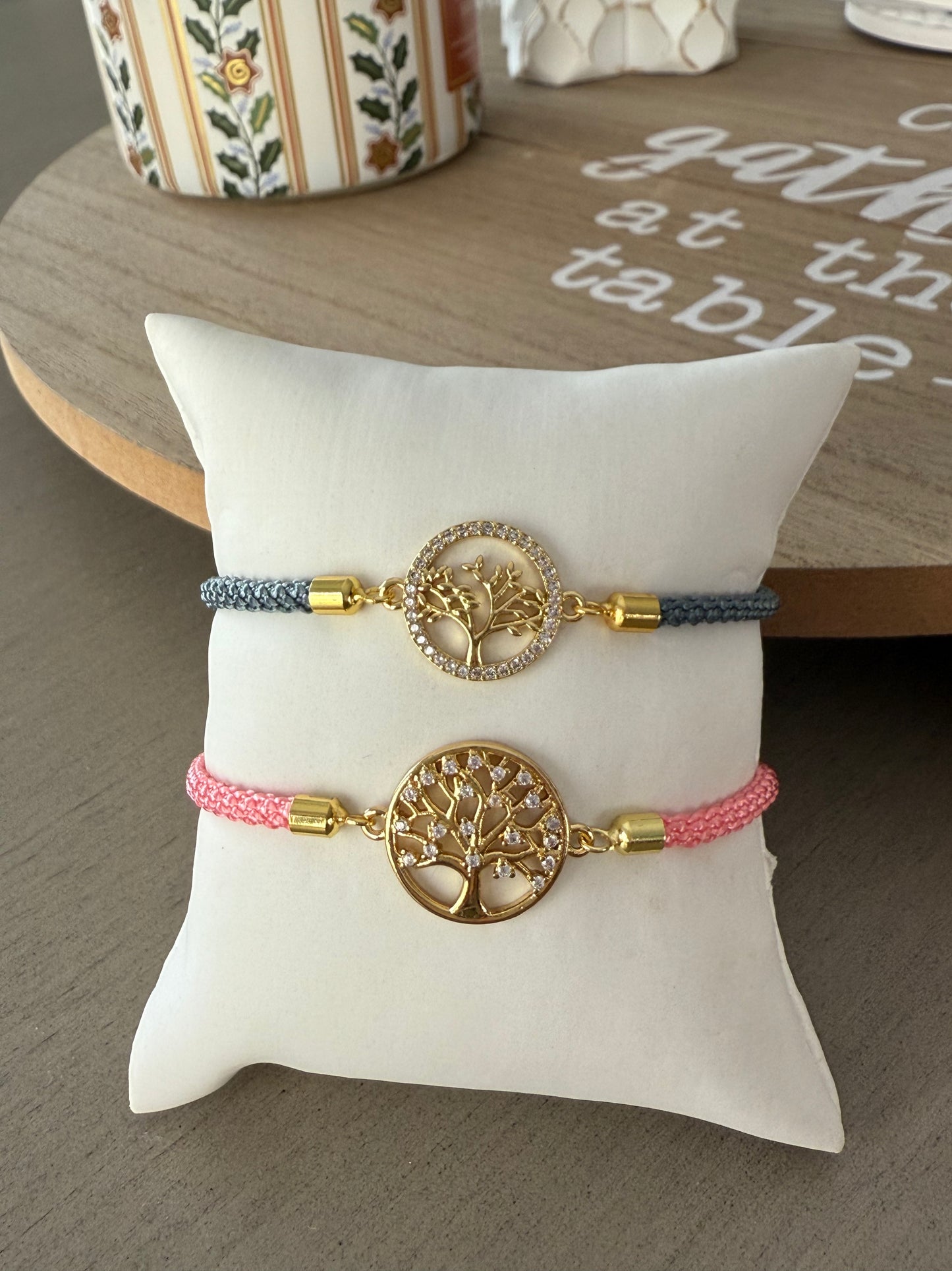 Gold-Plated Charm Bracelets – Tree of Life, Elephant, Cross & Hamsa