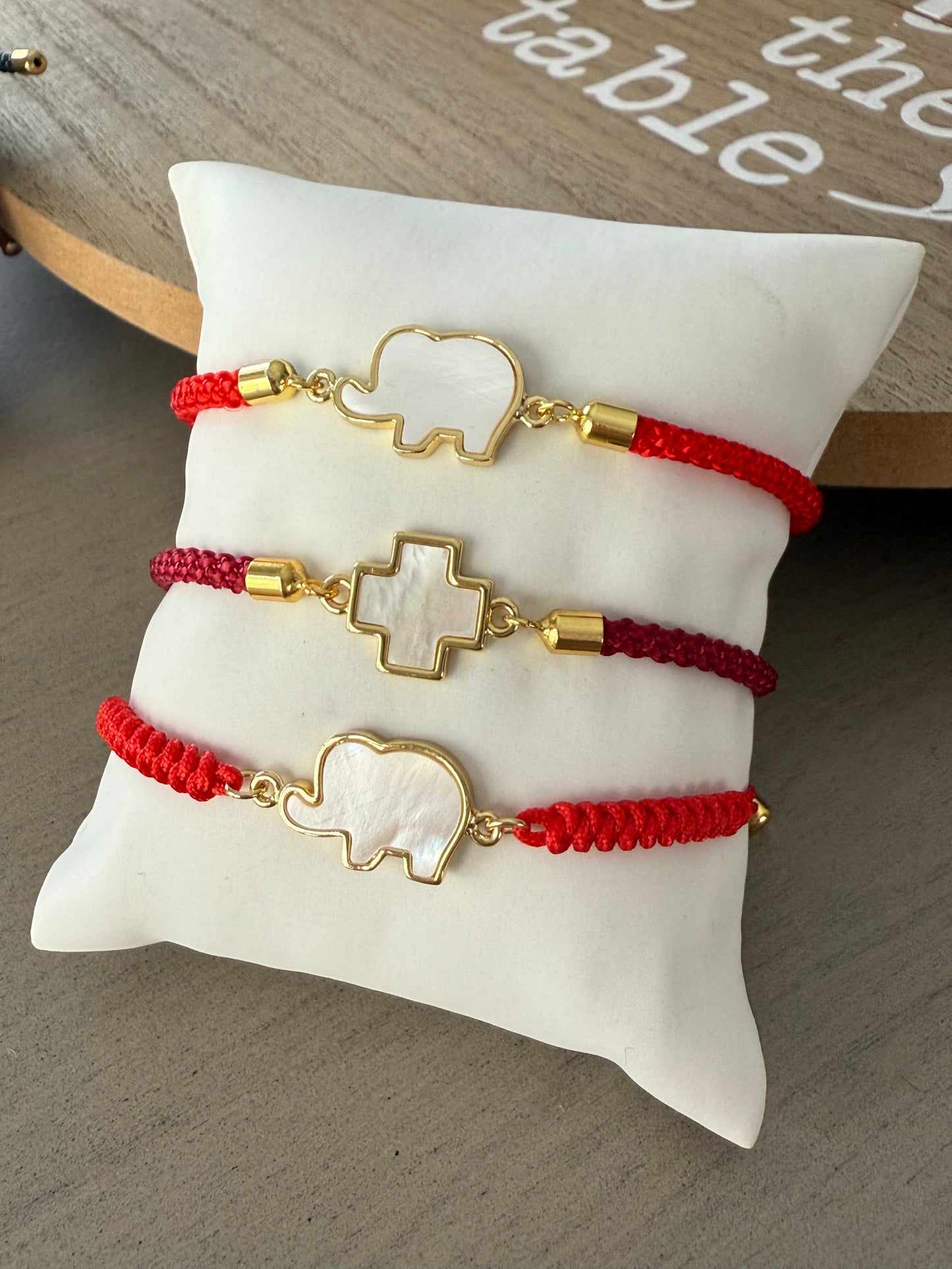 Gold-Plated Charm Bracelets – Tree of Life, Elephant, Cross & Hamsa