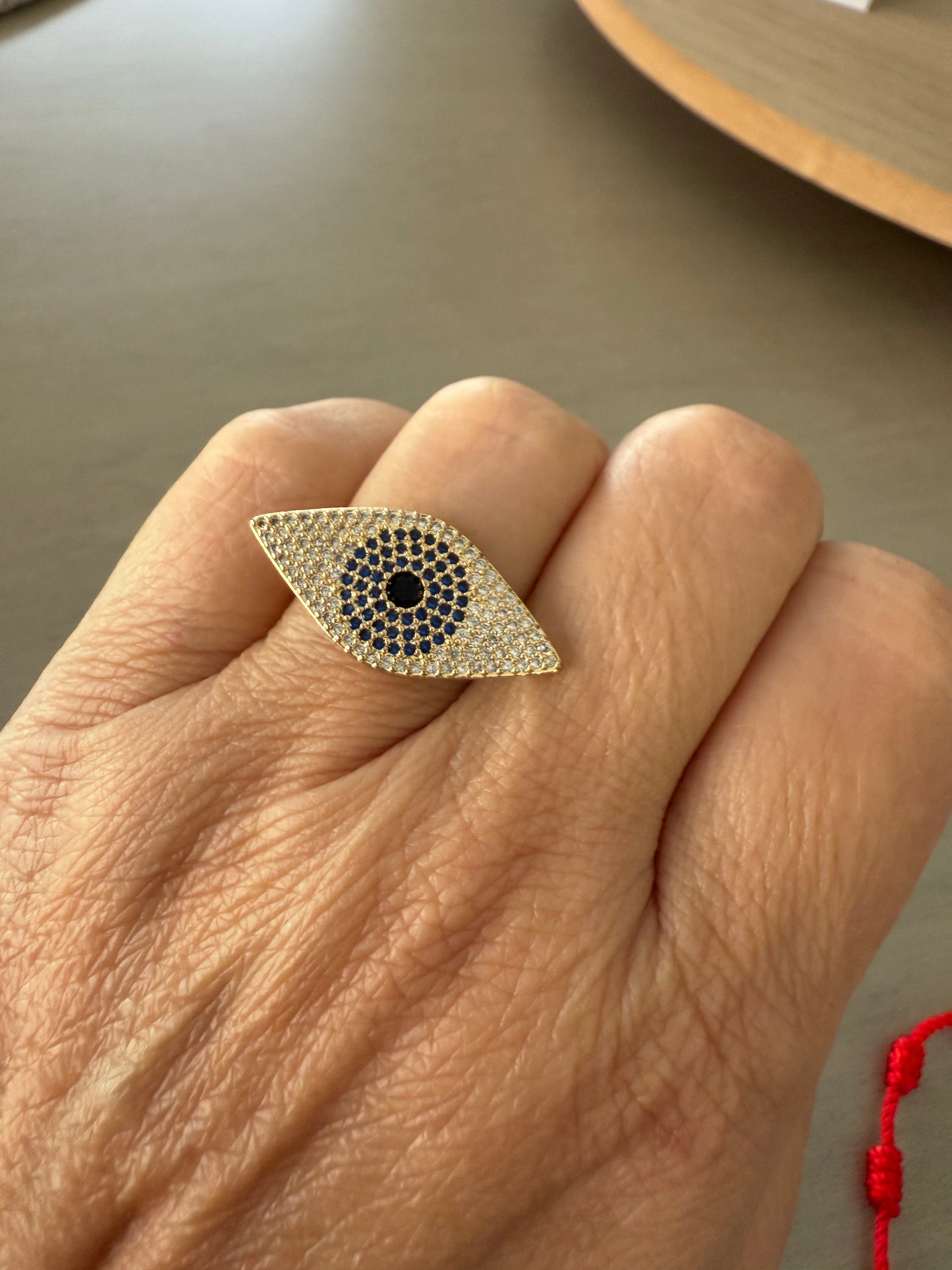 Evil eye ring