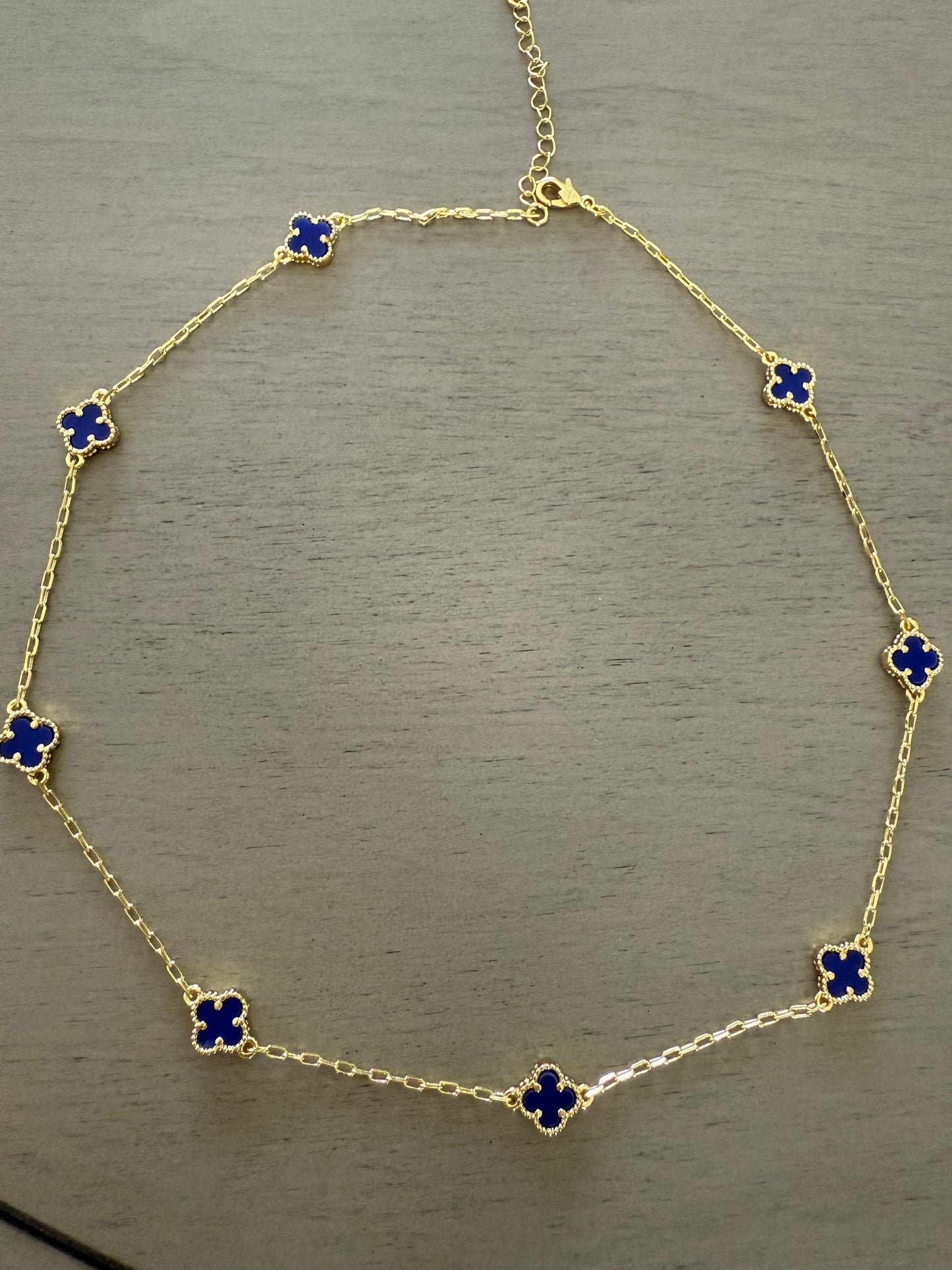 Black clover necklace