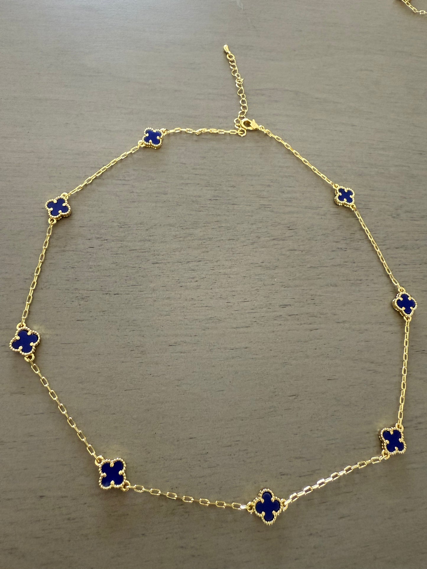 Black clover necklace