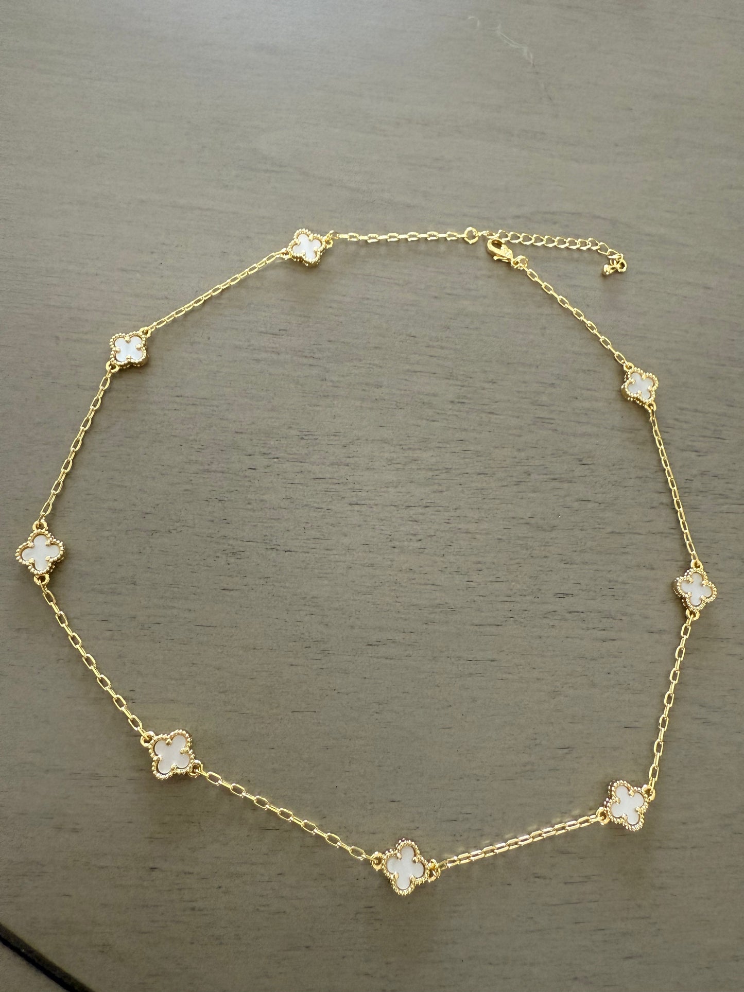 Black clover necklace