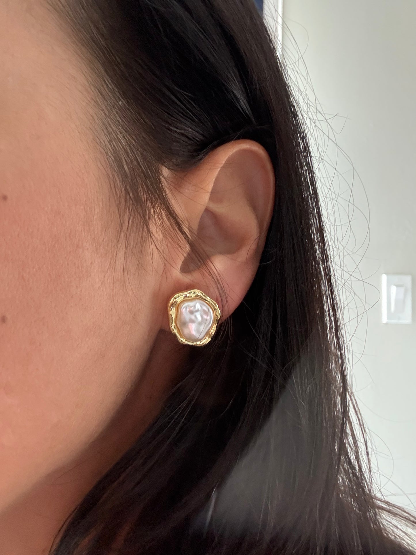 Pearl earrings