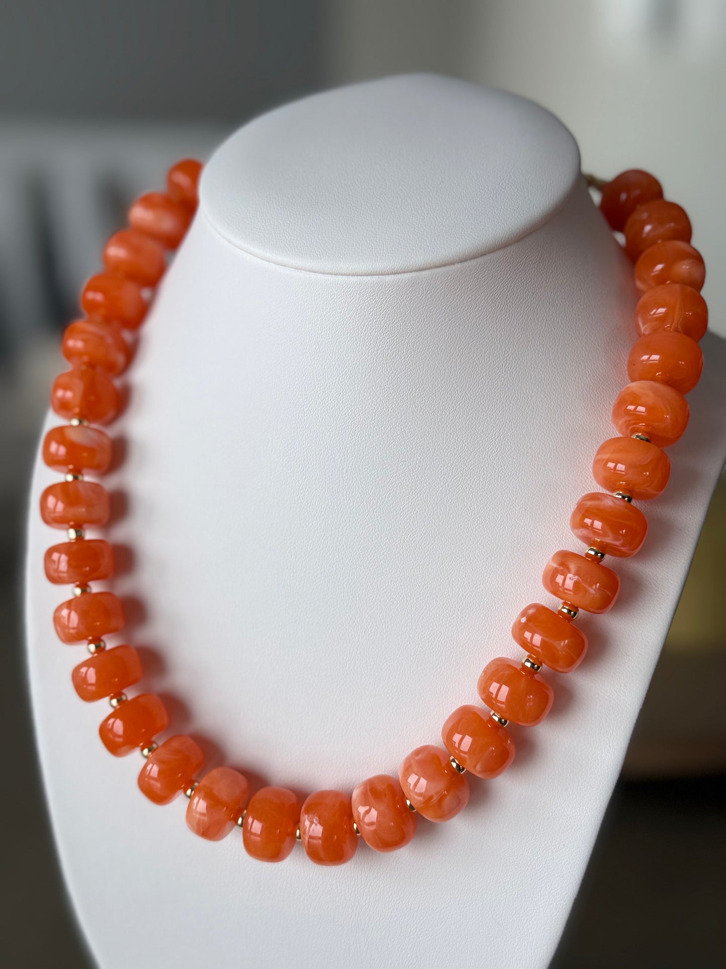 Candy Pop Multi-Strand Beaded Statement Necklace