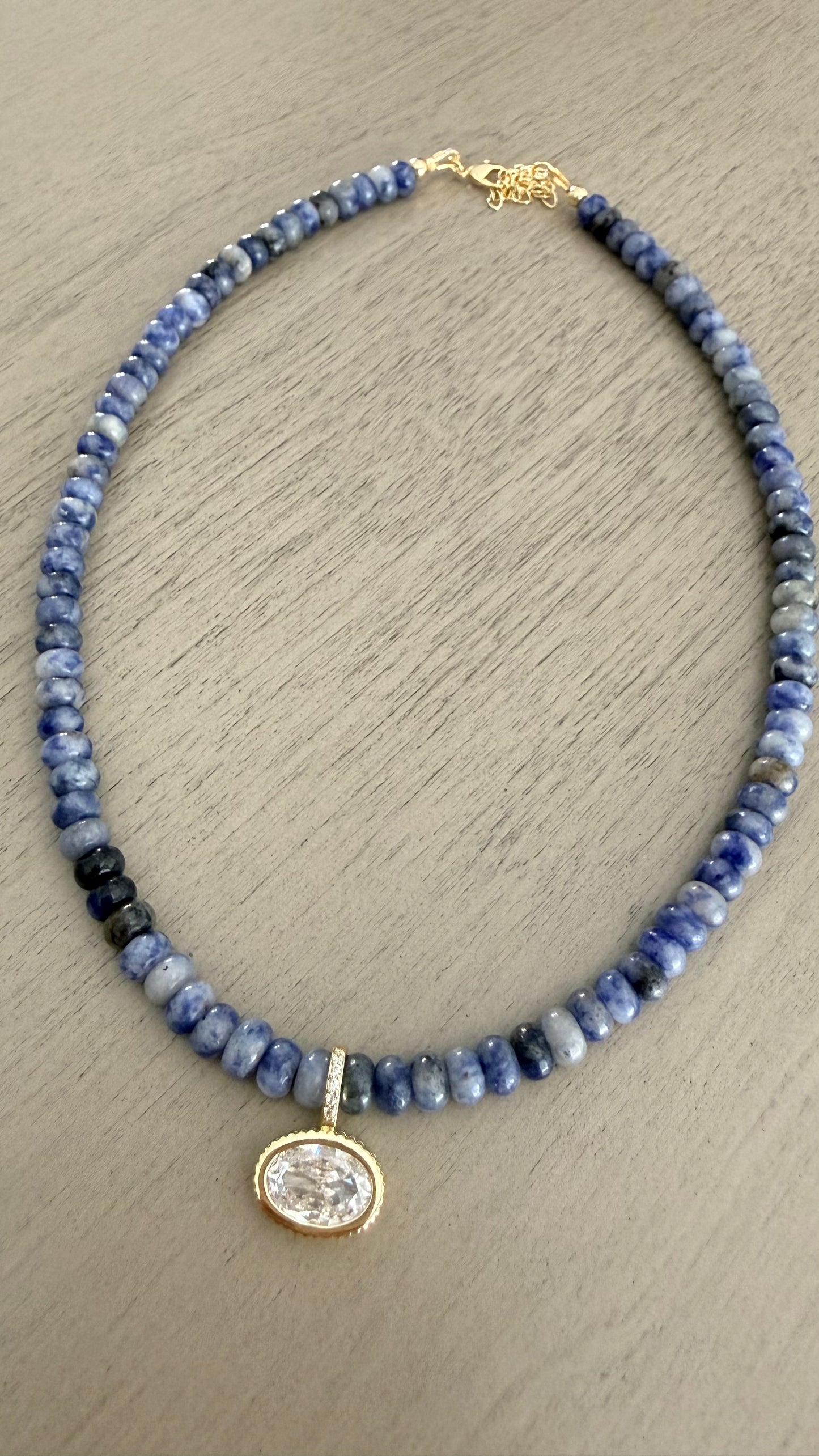 Blue Sky Gemstone Necklace