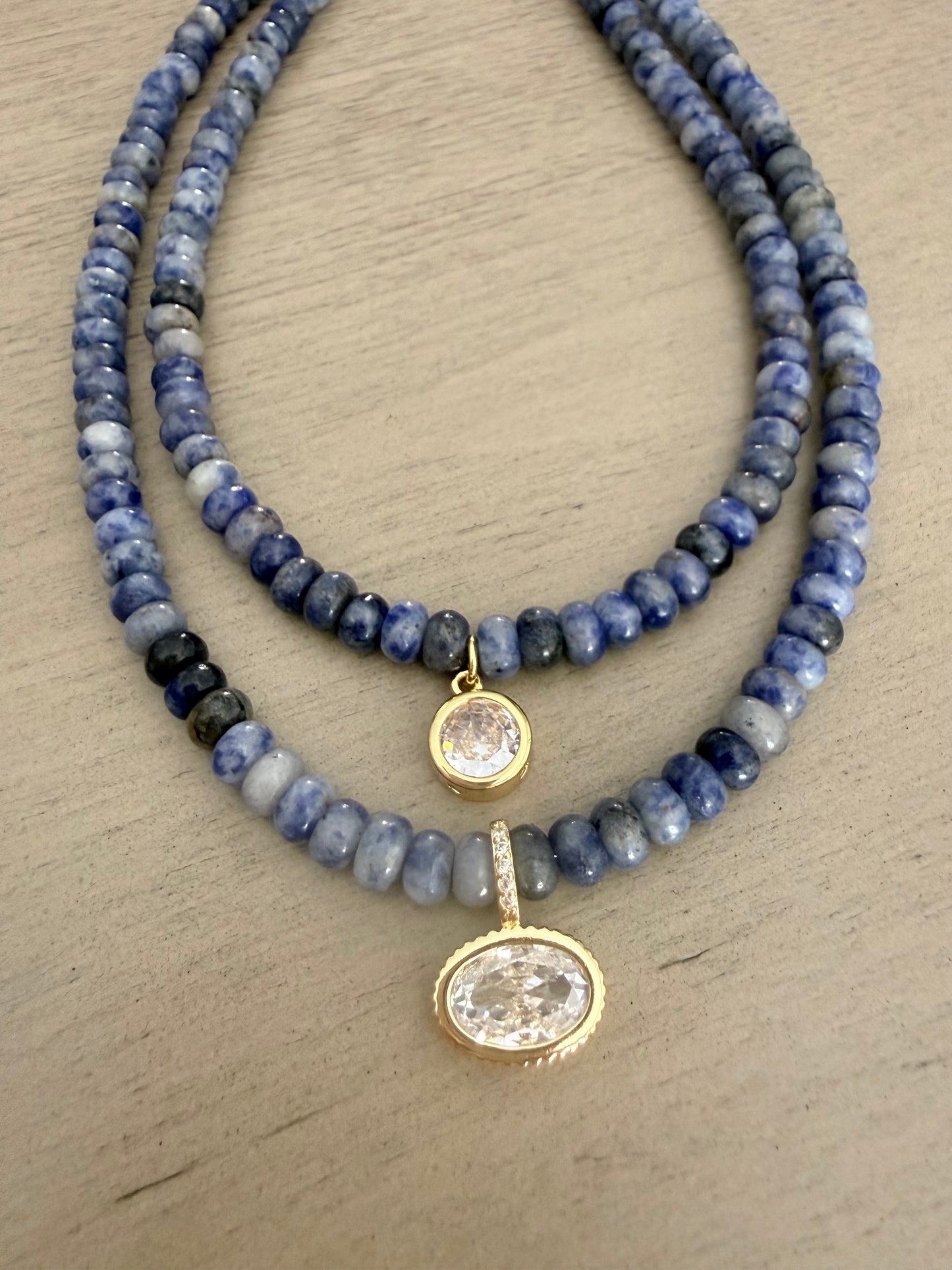 Blue Sky Gemstone Necklace