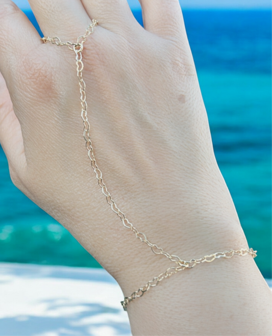 Ring and bracelet chain