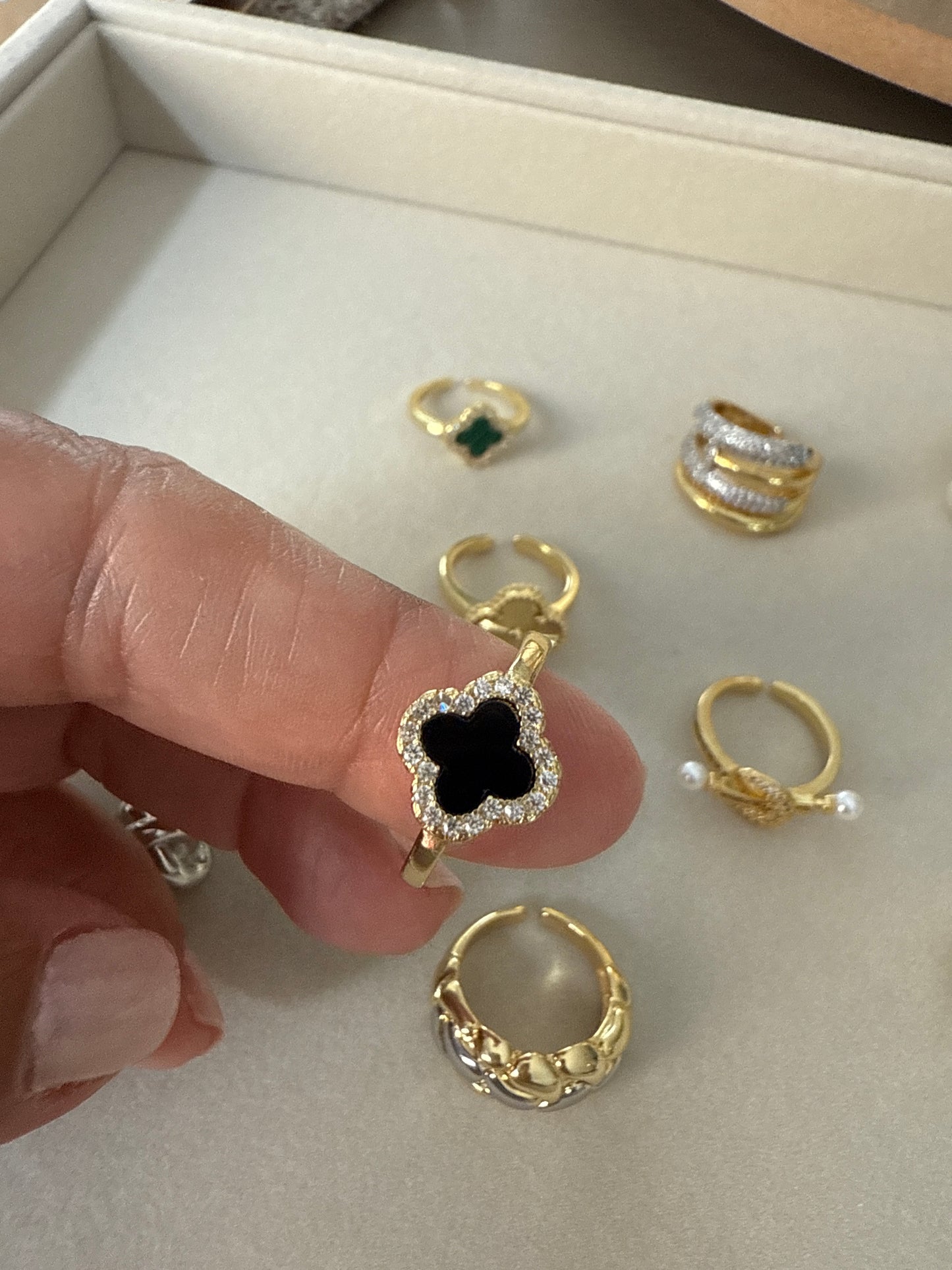 Adjustable Gold & Silver Ring Collection