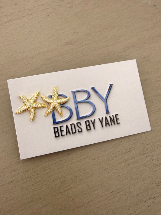 Pavé Starfish Stud Earrings