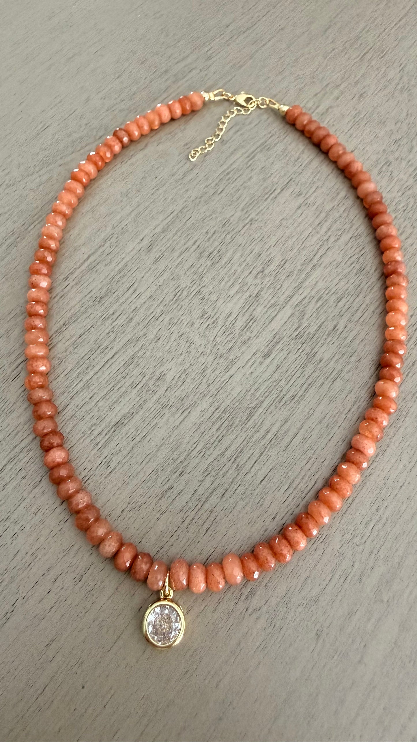 Sunset Glow Gemstone Necklace
