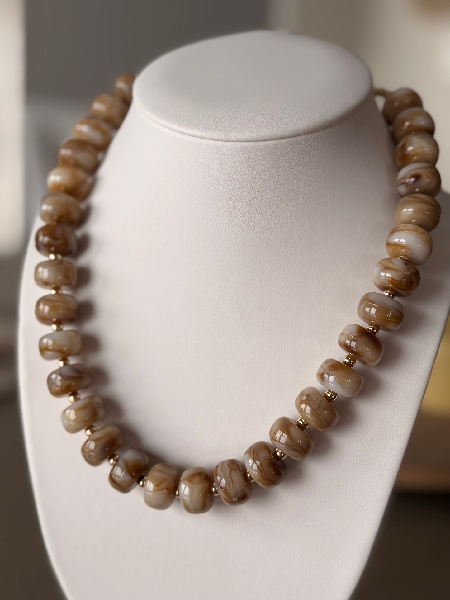 Candy Pop Multi-Strand Beaded Statement Necklace