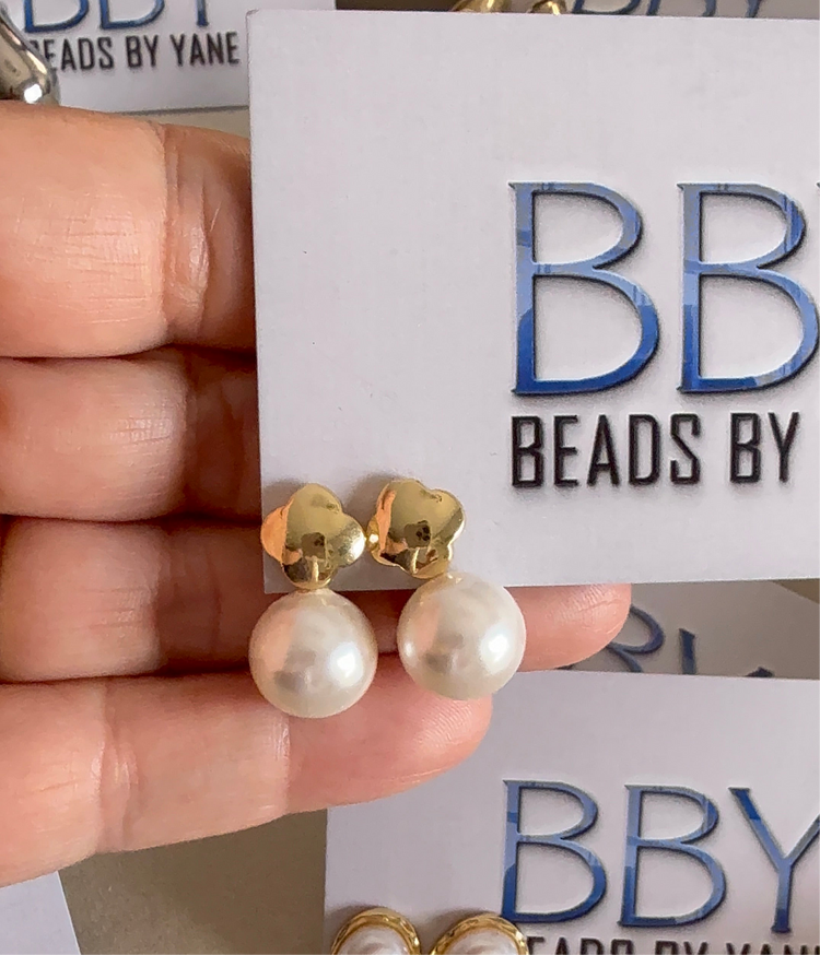Pearl earrings