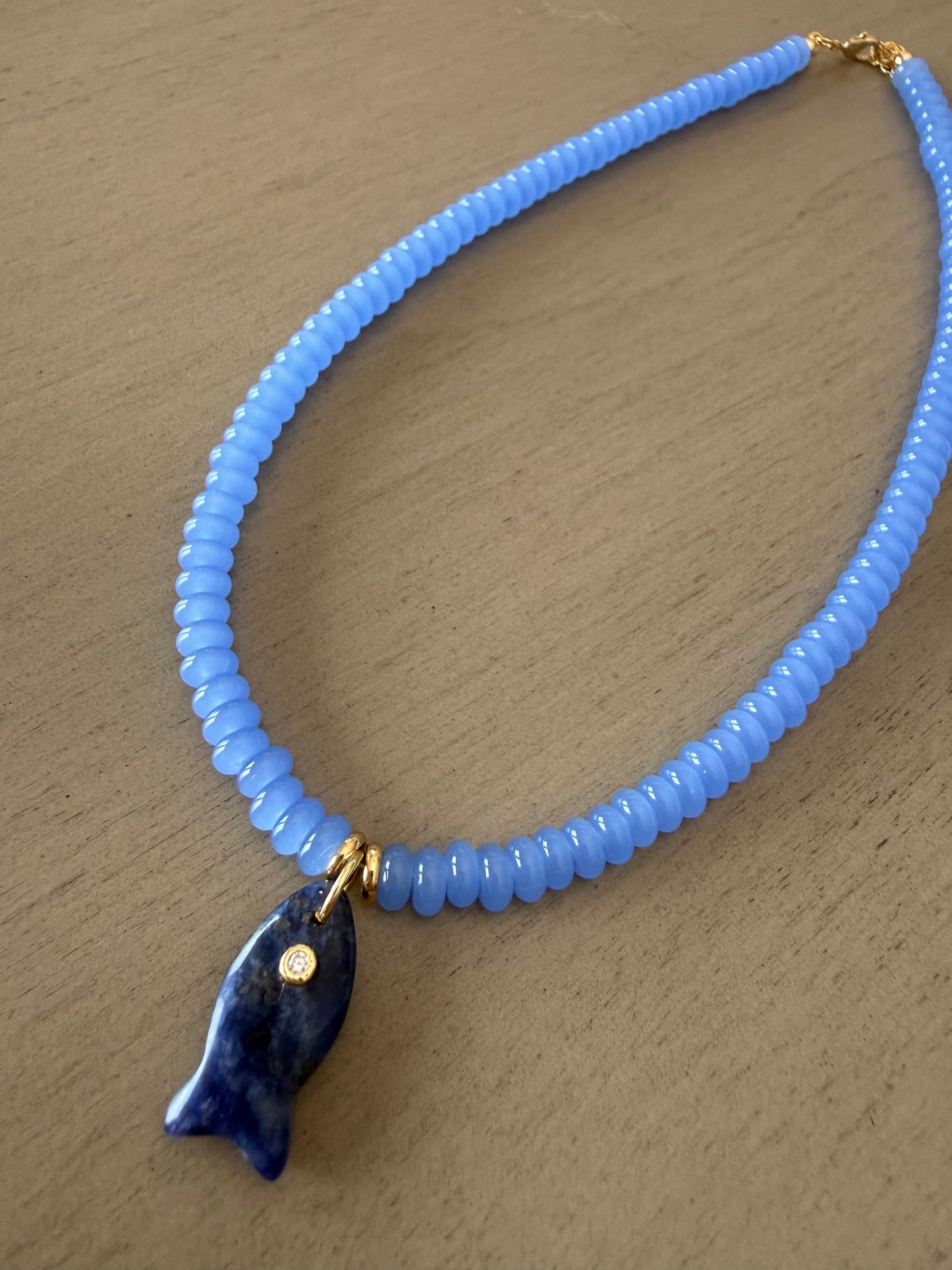 Ocean Catch Fish Pendant Necklace