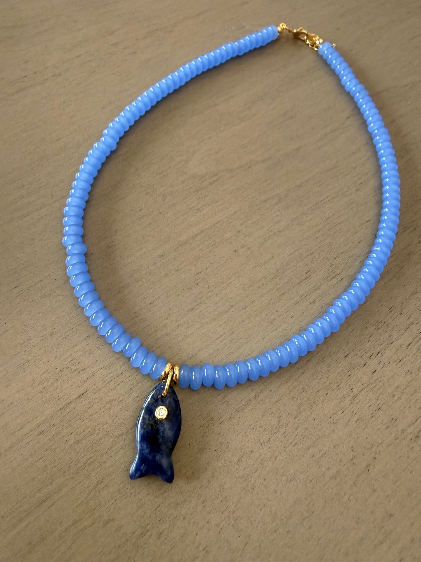 Ocean Catch Fish Pendant Necklace