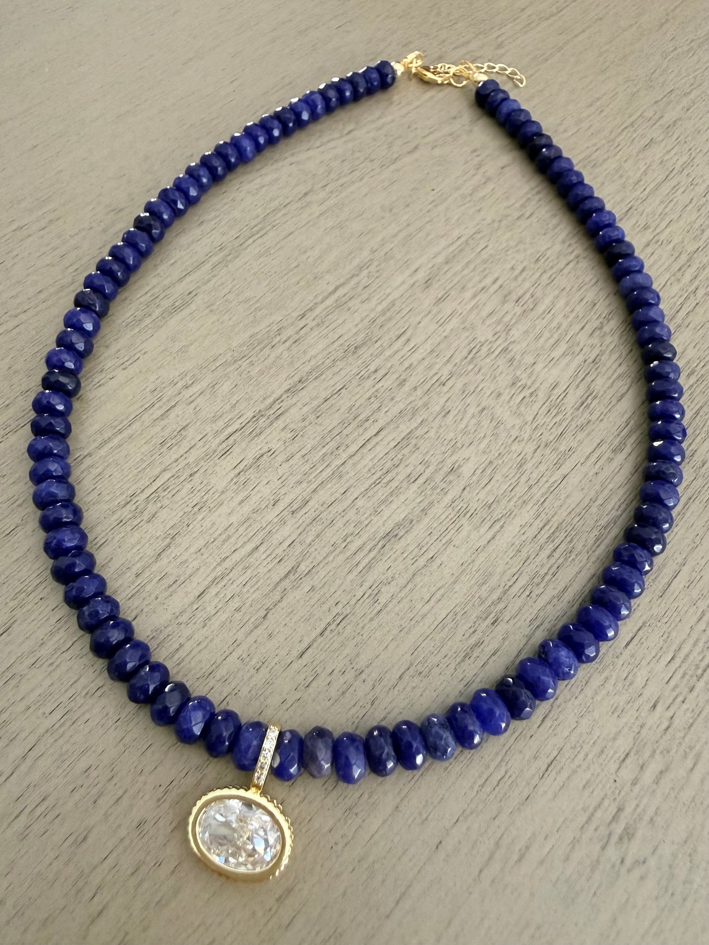 Midnight Glow Gemstone Necklace