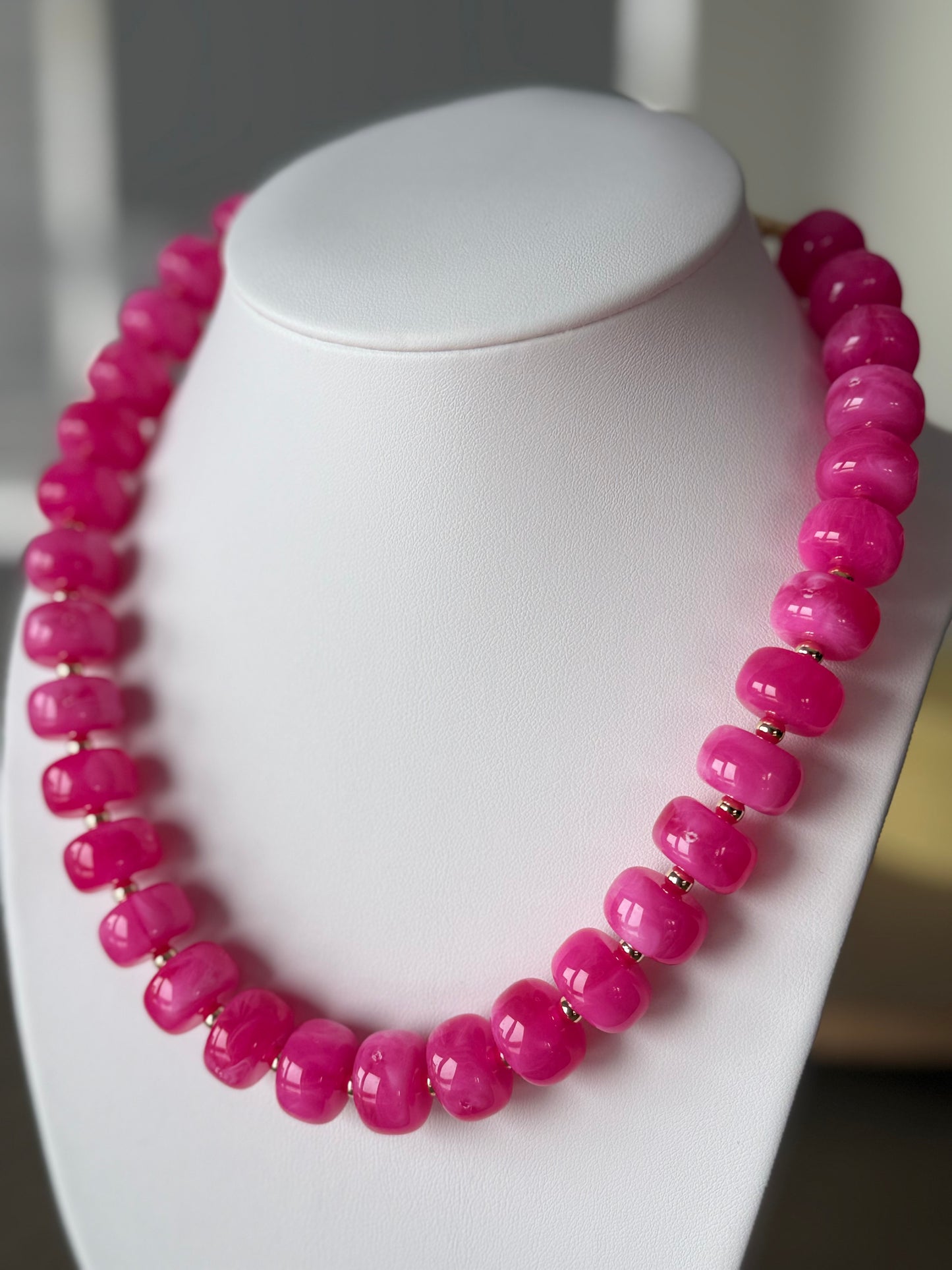 Candy Pop Multi-Strand Beaded Statement Necklace
