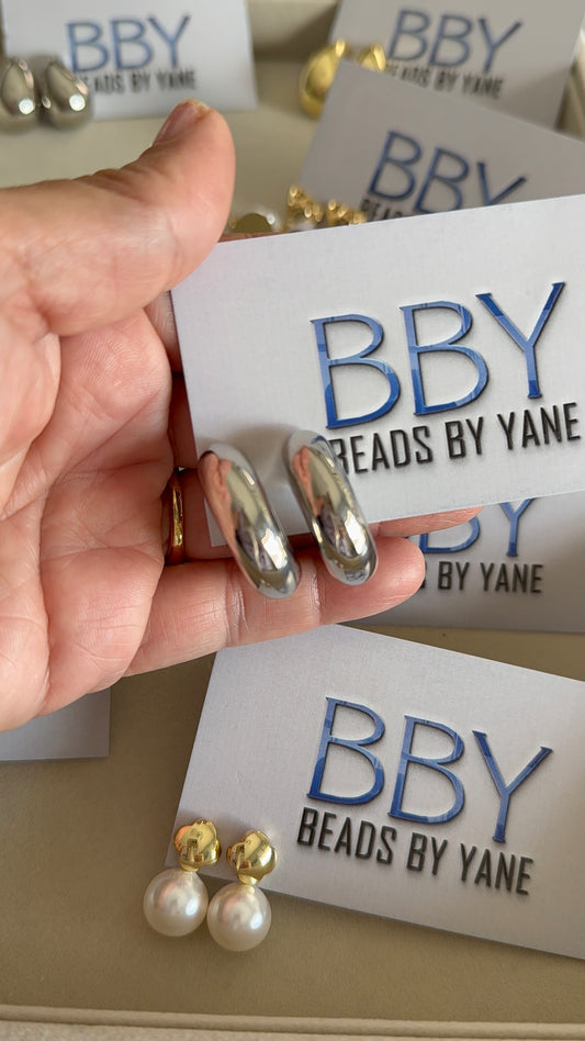 Classic Silver Hoop Earrings