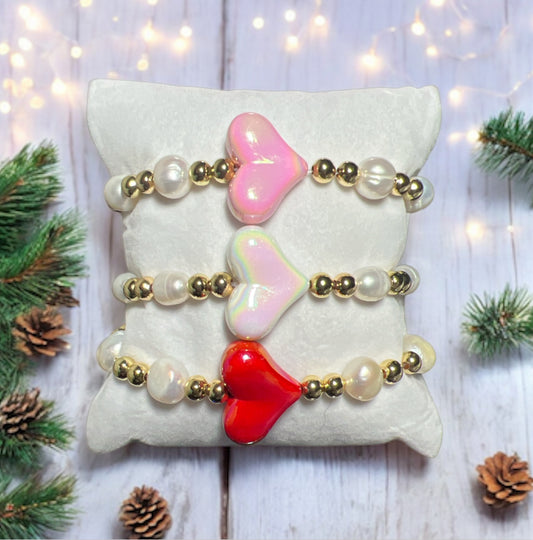 Adjustable Heart bracelet