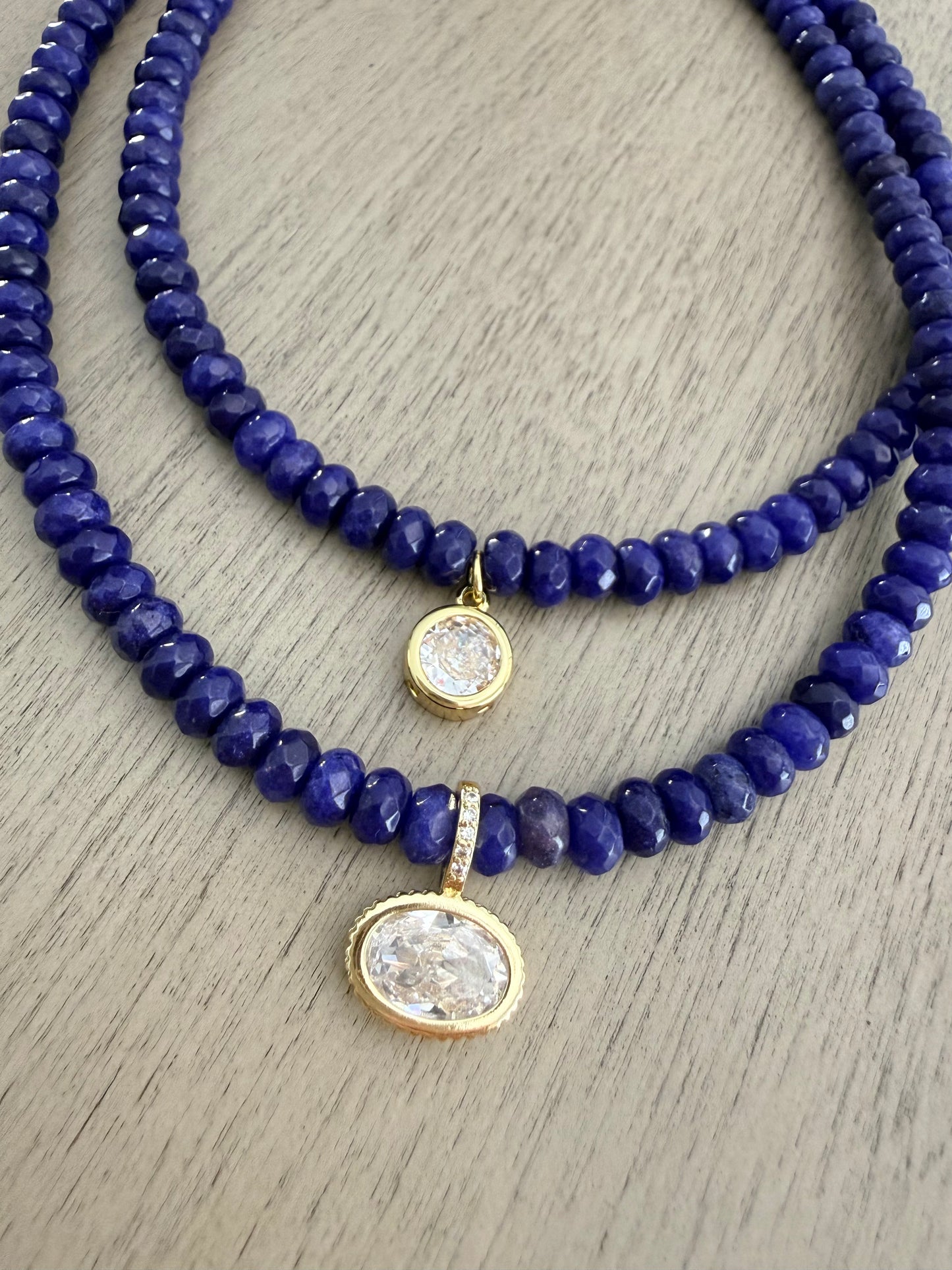 Midnight Glow Gemstone Necklace