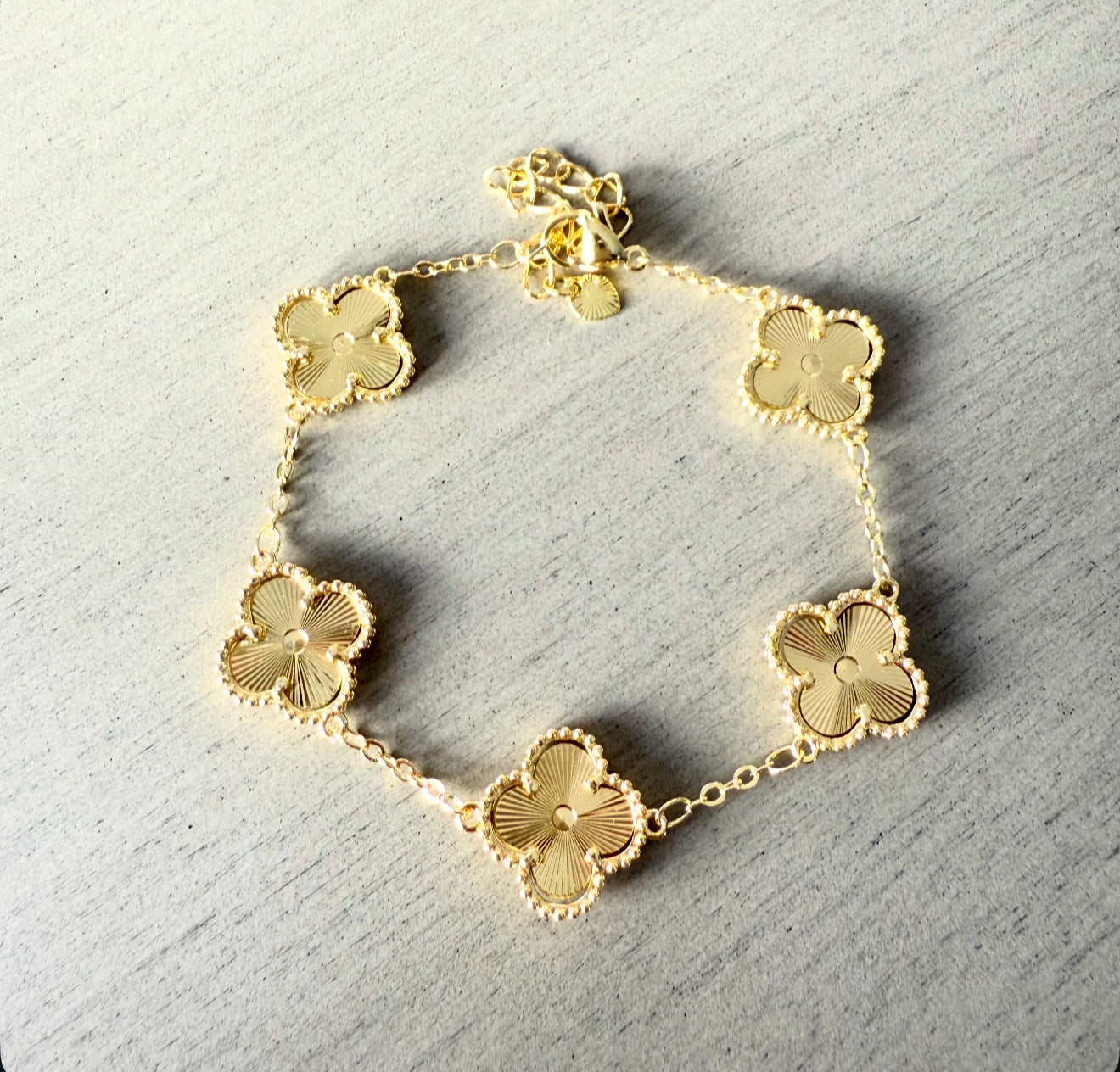 Golden Clover Bracelet