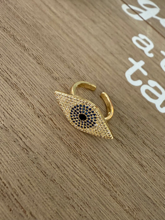 Evil eye ring