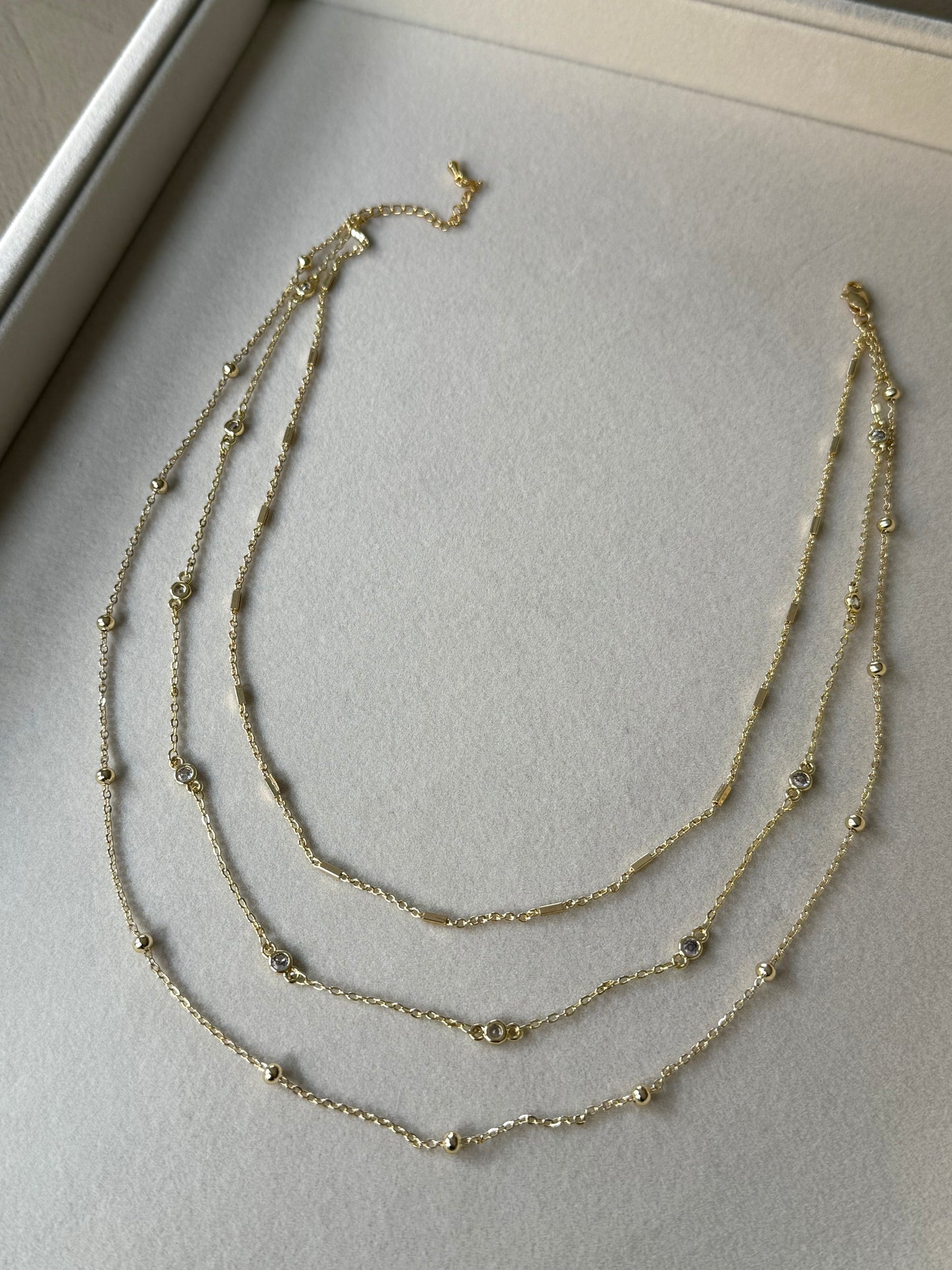 Three layers one necklace