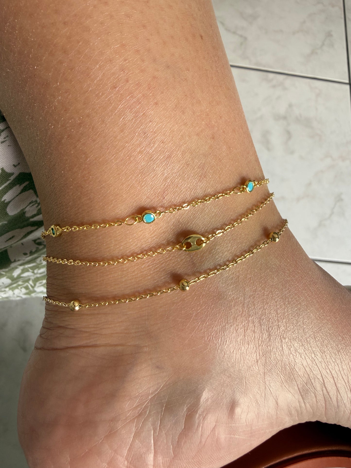 Coastal Charm Anklet Collection – 3 Styles Available