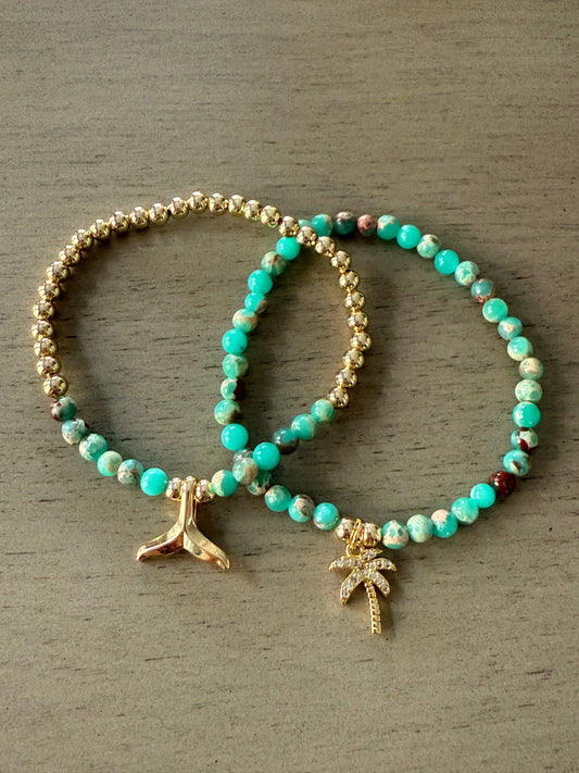 Set of 2 beach bracelets