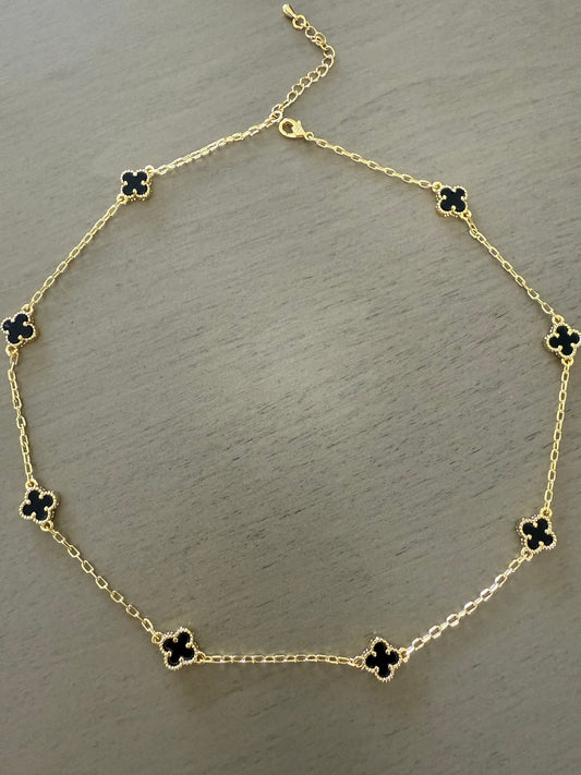 Black  clover necklace