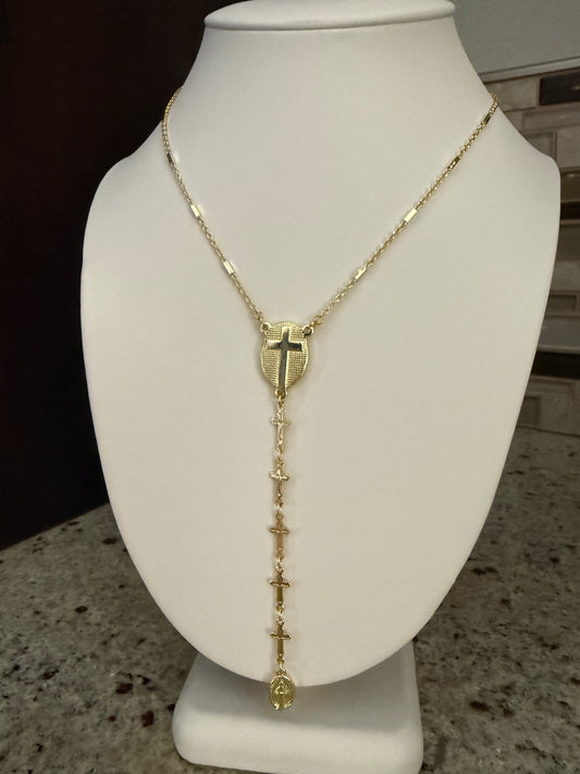 Gold Rosary necklace