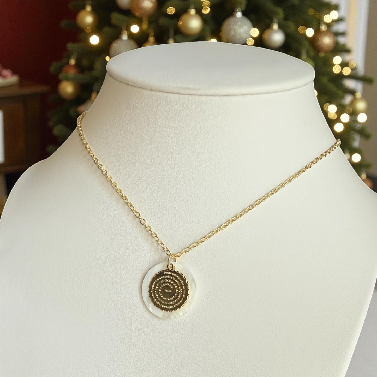 Our Father Prayer necklace