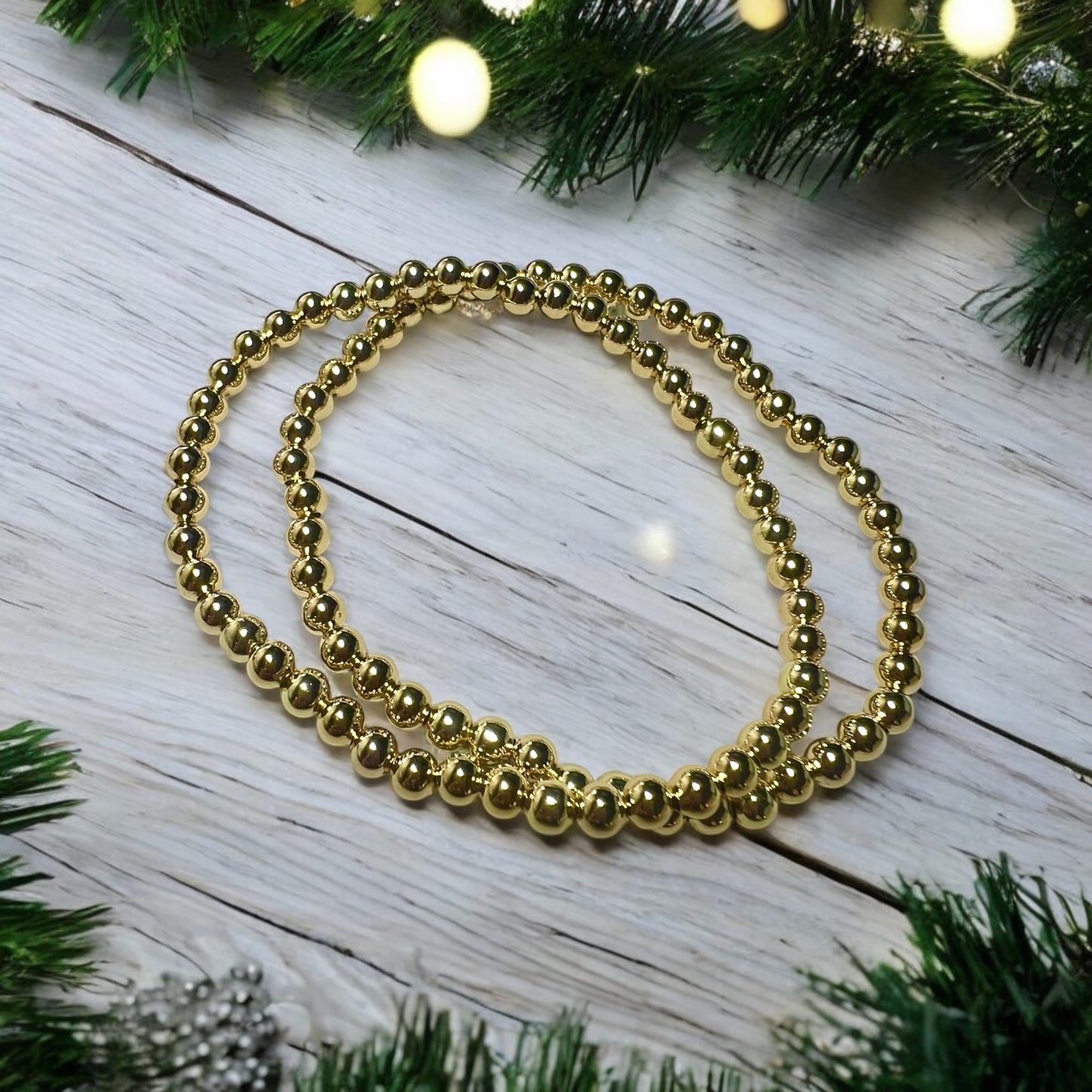 Gold bracelet (set of 2)