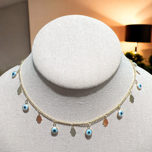 Evil eye necklace