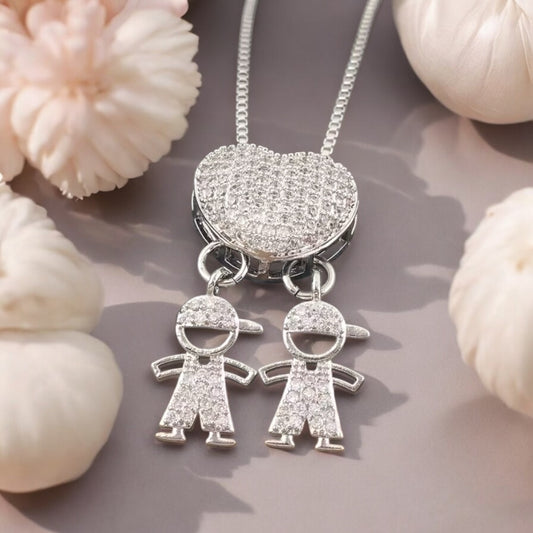 My kids silver chain