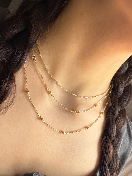 Three layers one necklace